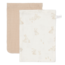 Little Dutch - Washandjes Set Hydrofiel Baby Bunny - Newborn Naturals