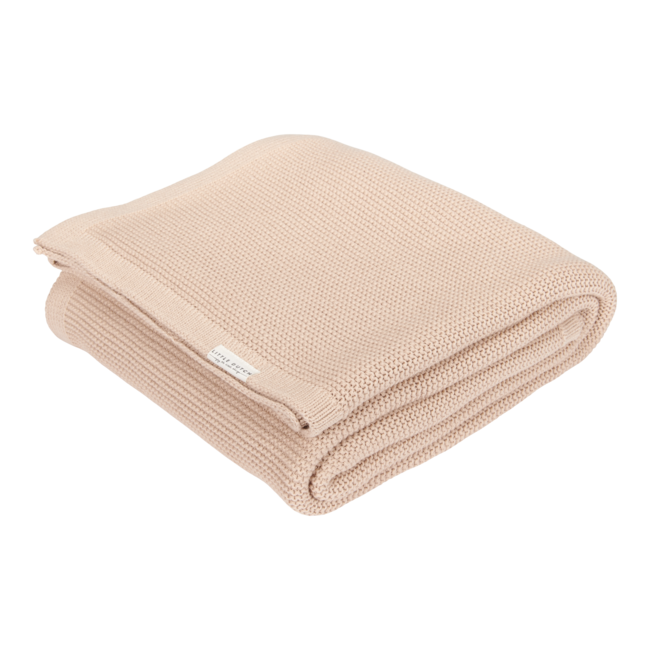 Little Dutch - Gebreide Wiegdeken - Beige