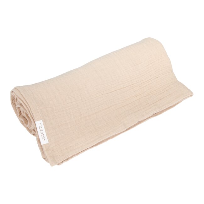 Little Dutch - Swaddle Doek Hydrofiel - Beige