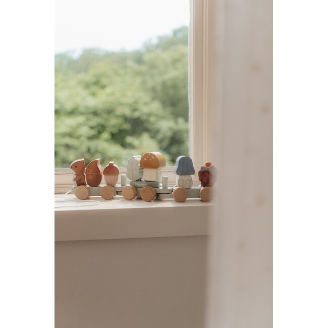 Little Dutch - Blokkentrein Eekhoorn - Forest Friends