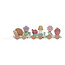 Little Dutch - Blokkentrein Egel - Fairy Garden