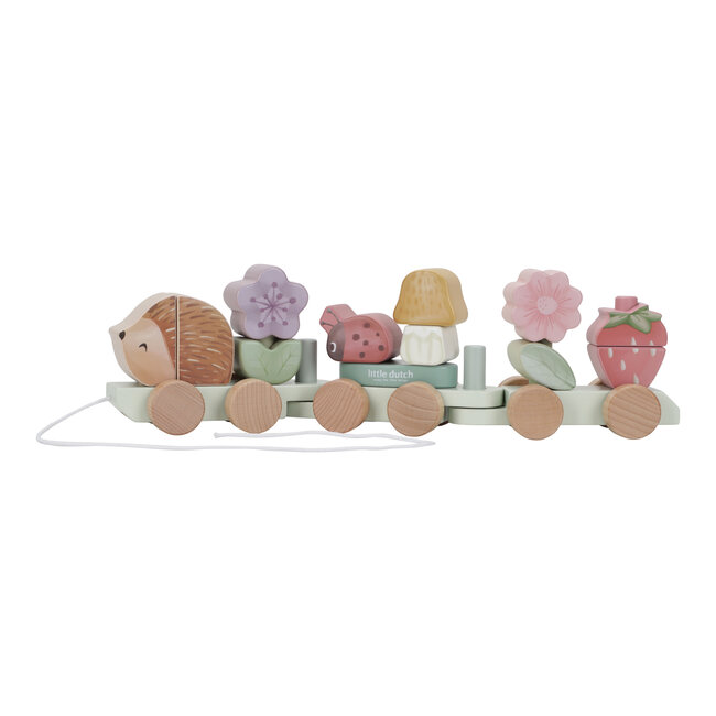Little Dutch - Blokkentrein Egel - Fairy Garden
