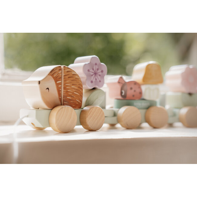 Little Dutch - Blokkentrein Egel - Fairy Garden