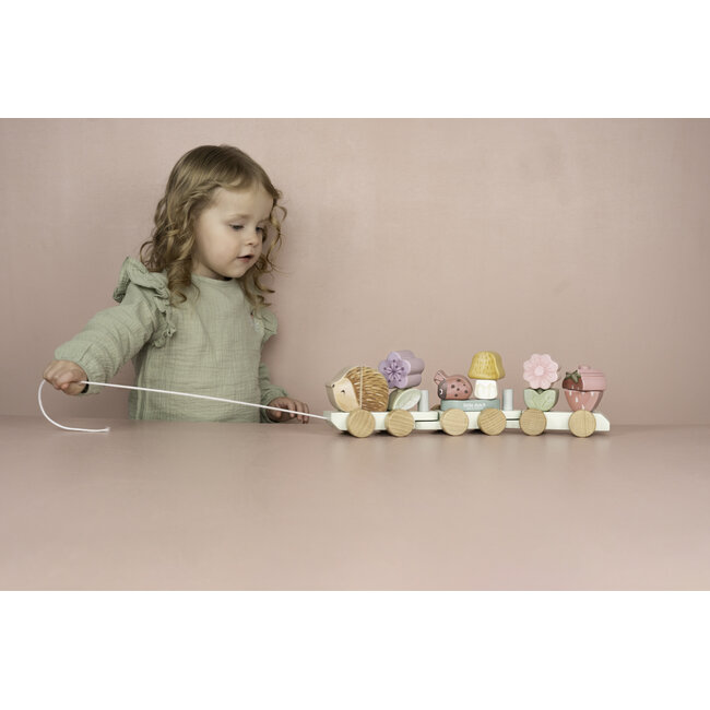 Little Dutch - Blokkentrein Egel - Fairy Garden