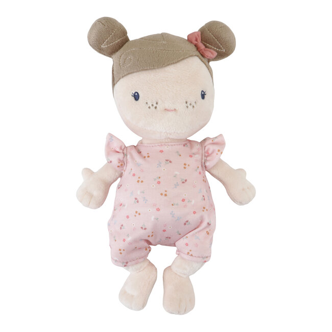 Little Dutch - Babypop in Mandje Rosa 30 cm