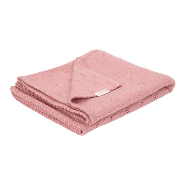 Little Dutch - Ledikantdeken Gebreid - Pure Pink Blush