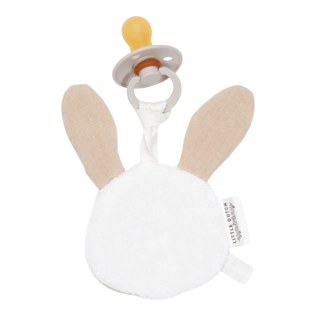 Little Dutch - Speendoekje Hydrofiel Konijn - Newborn Naturals