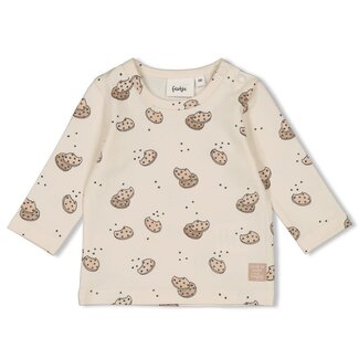 Feetje Feetje - Longsleeve AOP Offwhite - Cute Cookie