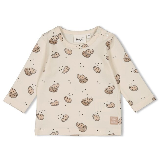 Feetje - Longsleeve AOP Offwhite - Cute Cookie