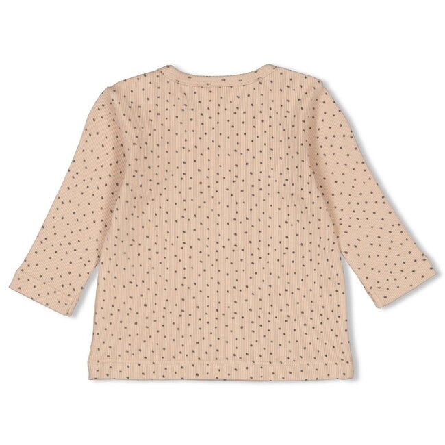 Feetje - Longsleeve AOP Rib Zand - Cute Cookie