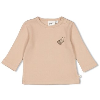 Feetje Feetje - Longsleeve Rib Zand - Cute Cookie