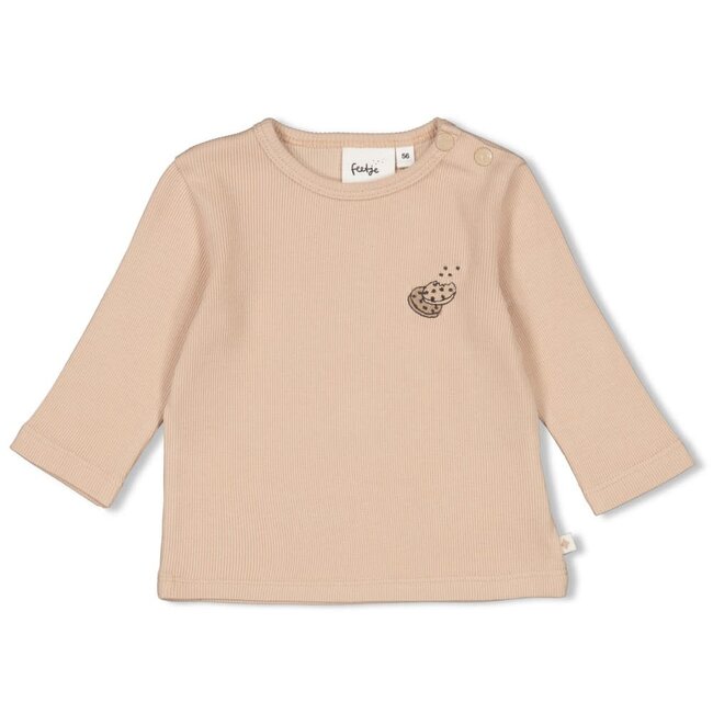 Feetje - Longsleeve Rib Zand - Cute Cookie