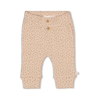 Feetje Feetje - Broek AOP Rib Zand - Cute Cookie