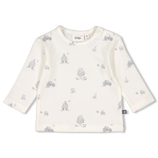 Feetje Feetje - Longsleeve AOP Offwhite - Farm Life