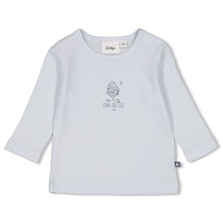 Feetje Feetje - Longsleeve Rib Blauw - Farm Life