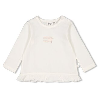 Feetje Feetje - Longsleeve Offwhite - Sweet Poppy