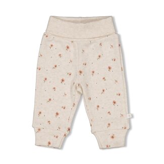 Feetje Feetje - Broek AOP Offwhite Melange - Sweet Poppy