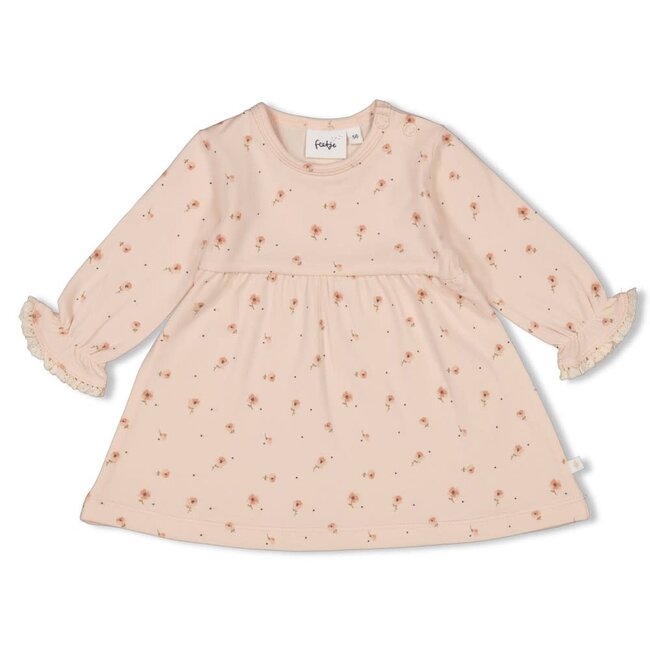 Feetje - Jurk AOP Lichtroze - Sweet Poppy