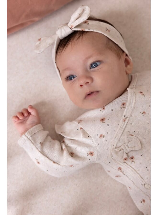Feetje - Overslagshirt AOP Offwhite Melange - Sweet Poppy