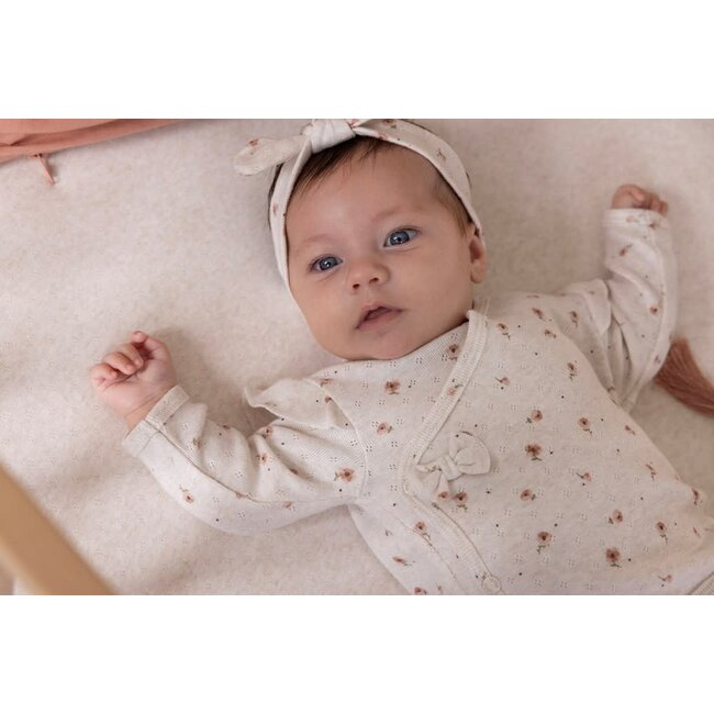 Feetje - Overslagshirt AOP Offwhite Melange - Sweet Poppy