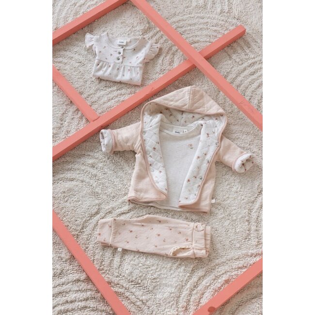 Feetje - Jurk AOP Offwhite Melange - Sweet Poppy