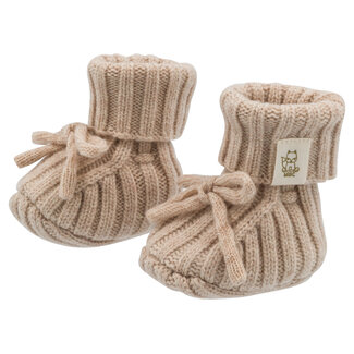 Moalie Moalie - Merinowol Slofjes - Beige