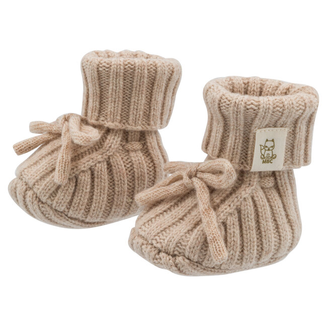 Moalie - Merinowol Slofjes - Beige