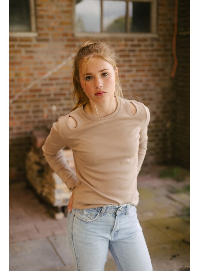 Levv - Shirt Rana - Dark Taupe