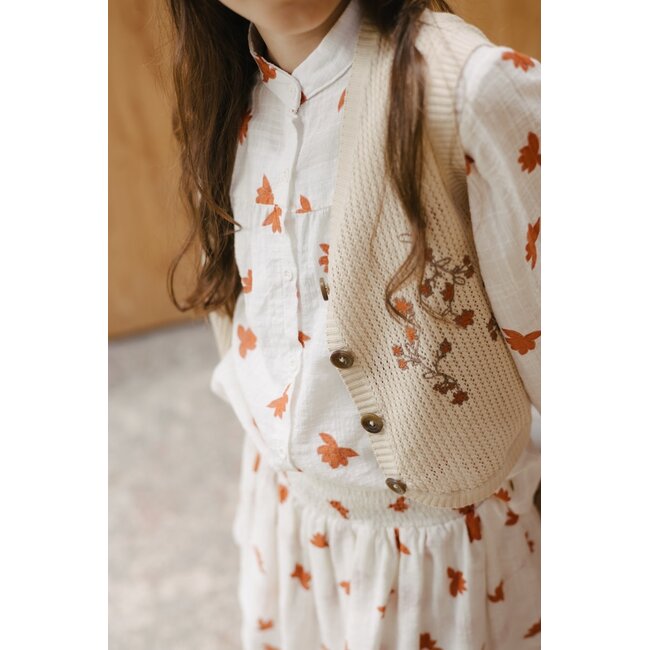 Levv - Skirt Riva - AOP Orange Flower