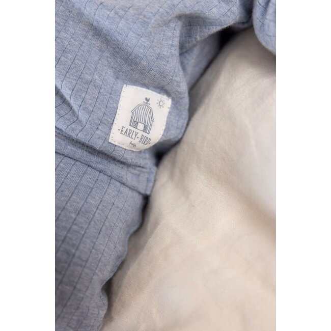 Feetje - Broek Rib Blauw Melange - Farm Life