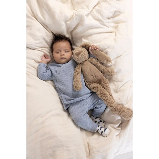 Feetje - Broek Rib Blauw Melange - Farm Life