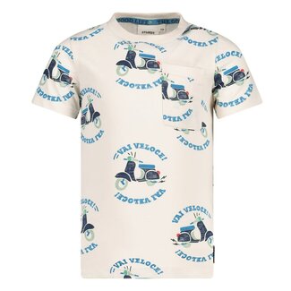Sturdy Sturdy - T-shirt AOP Offwhite - The Good Life