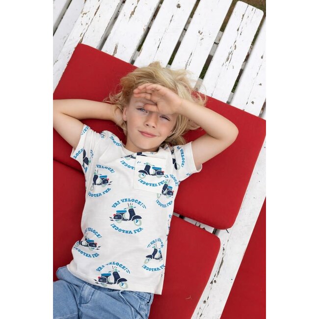 Sturdy - T-shirt AOP Offwhite - The Good Life