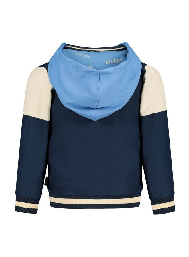 Sturdy - Jas Met Capuchon Indigo - The Good Life