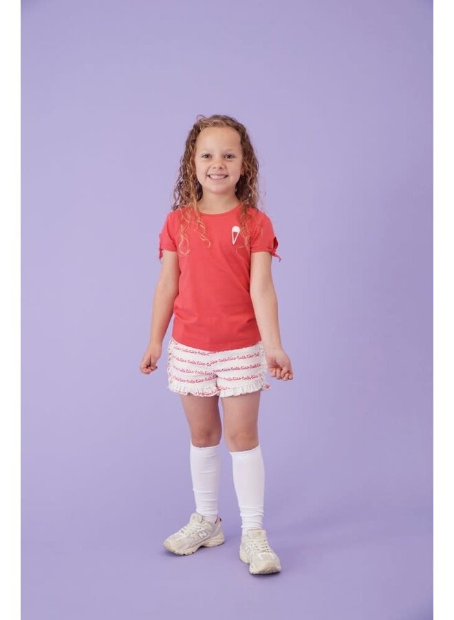 Jubel - T-shirt Rood - Ciao Bella
