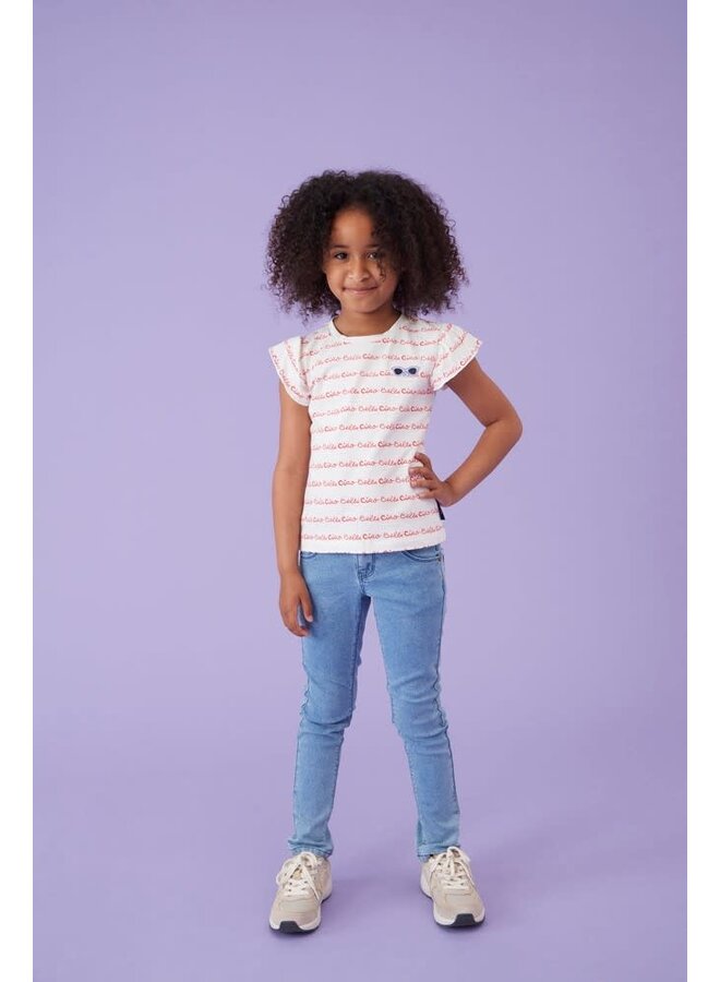 Jubel - T-shirt AOP Offwhite - Ciao Bella