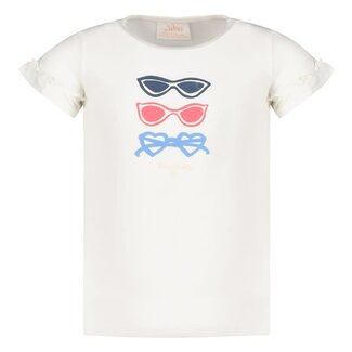 Jubel Jubel - T-shirt Ruches Offwhite - Ciao Bella