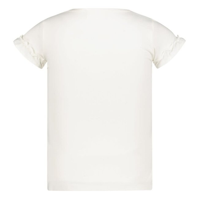 Jubel - T-shirt Ruches Offwhite - Ciao Bella