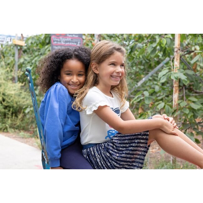 Jubel - T-shirt Ruches Offwhite - Ciao Bella