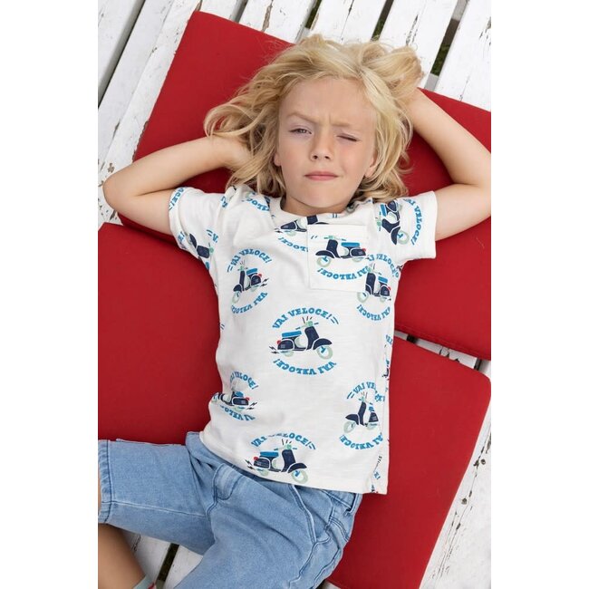 Sturdy - T-shirt AOP Offwhite - The Good Life