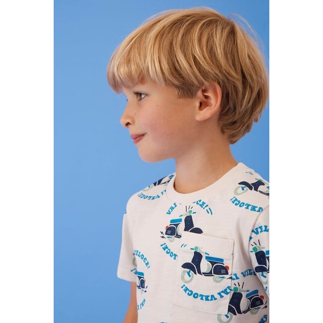 Sturdy - T-shirt AOP Offwhite - The Good Life