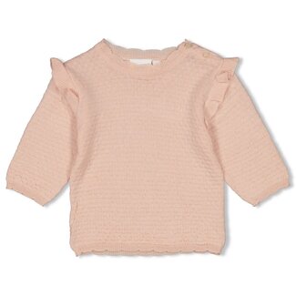 Feetje Feetje - Sweater Gebreid Pointelle Roze - Essential Knits