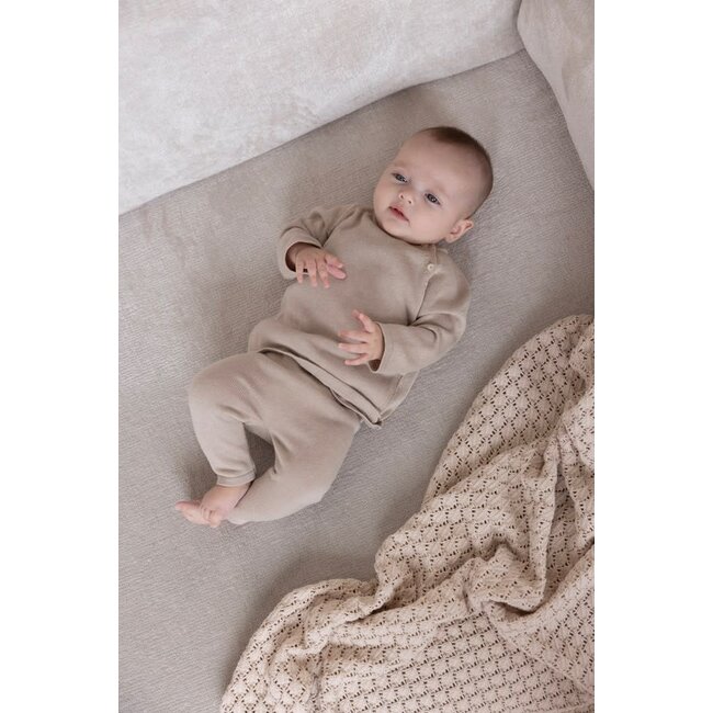 Feetje - Broek Gebreid Taupe - Essential Knits