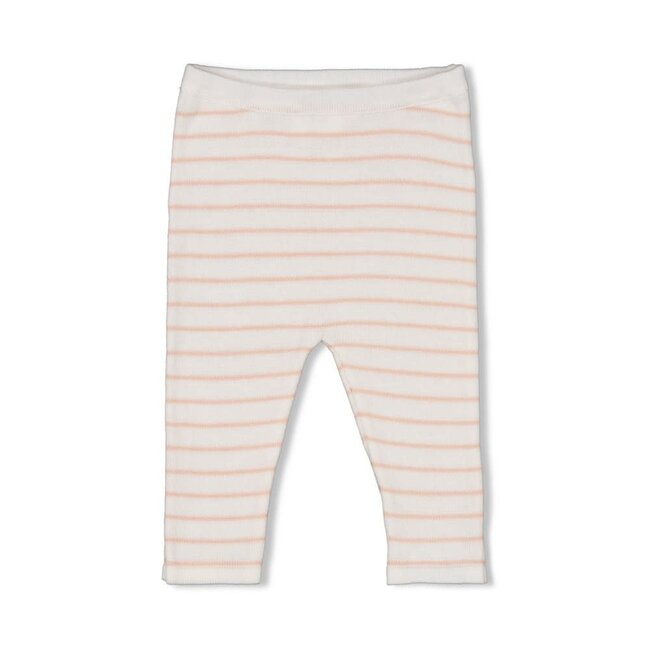 Feetje - Broek Streep Gebreid Roze - Essential Knits