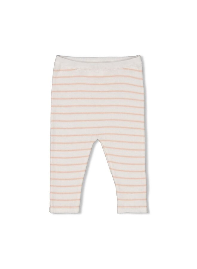 Feetje - Broek Streep Gebreid Roze - Essential Knits