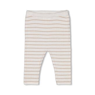 Feetje Feetje - Broek Streep Gebreid Taupe - Essential Knits