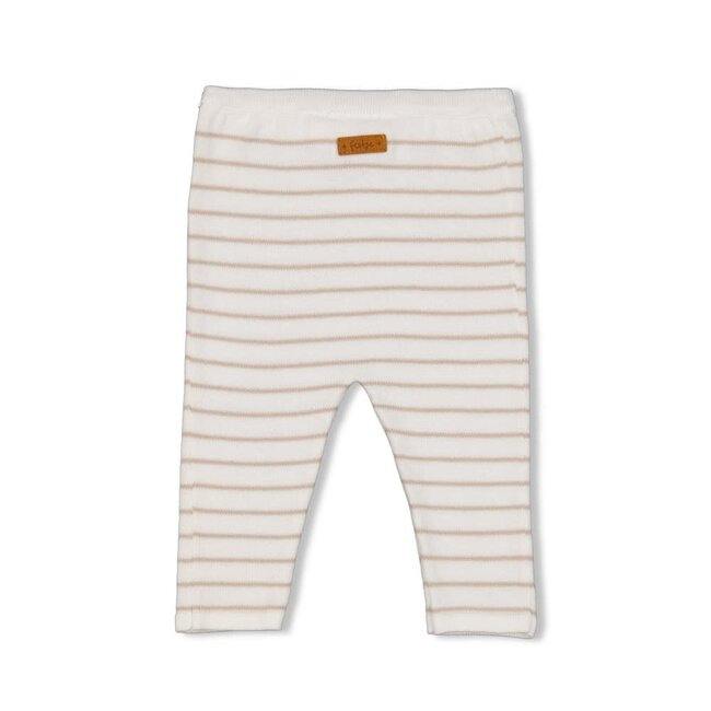 Feetje - Broek Streep Gebreid Taupe - Essential Knits