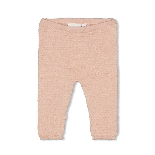 Feetje - Broek Gebreid Pointelle Roze - Essential Knits
