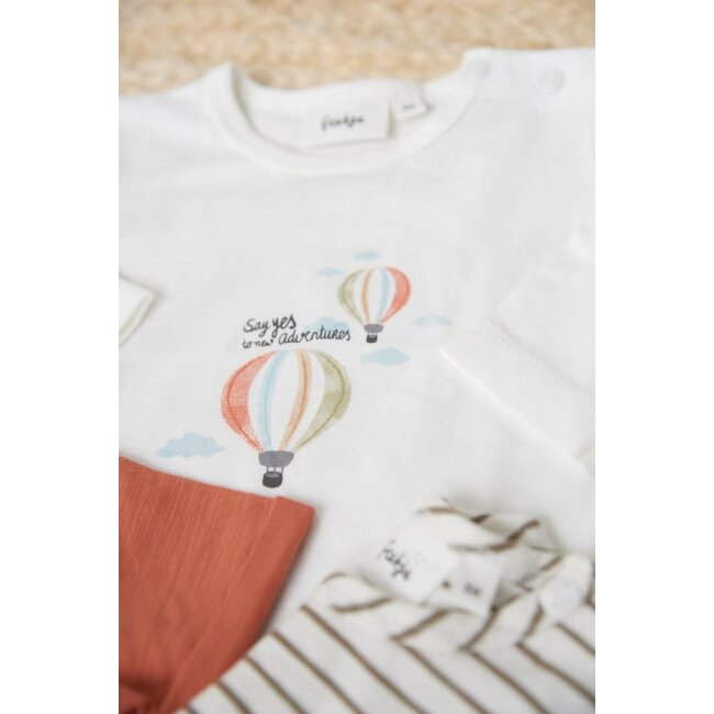 Feetje - T-shirt Brique - Mini Adventurer