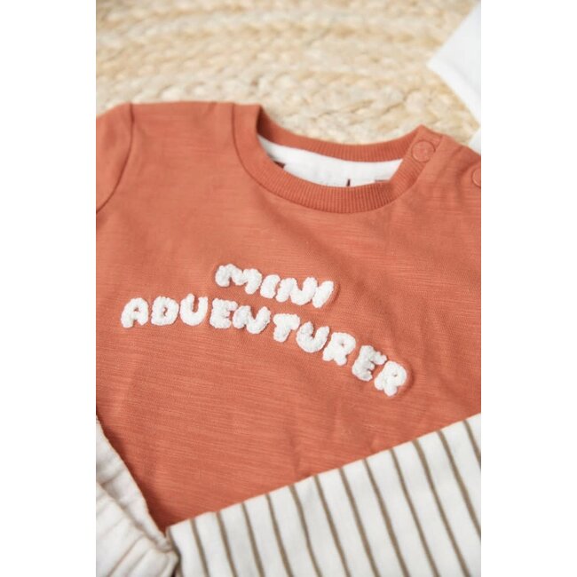 Feetje - T-shirt Brique - Mini Adventurer